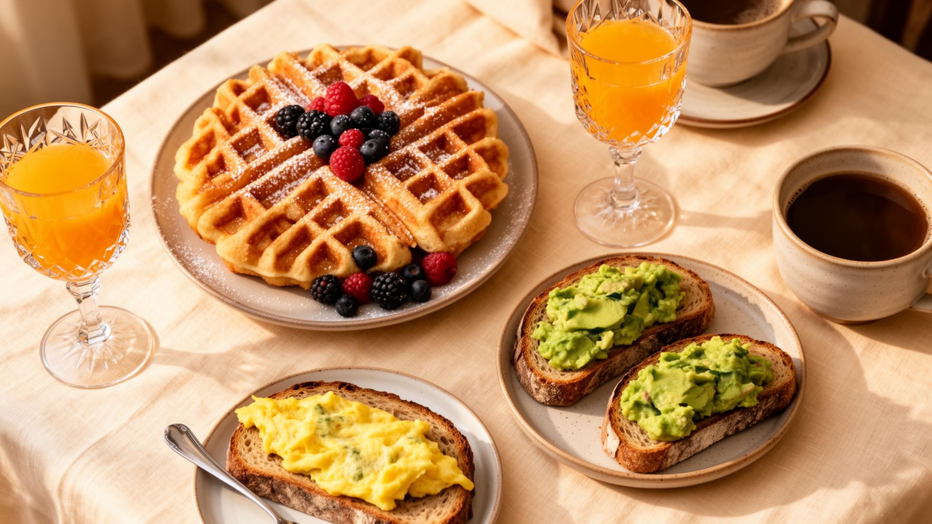 Premium brunch spread at Toasted & Co. Sudbury