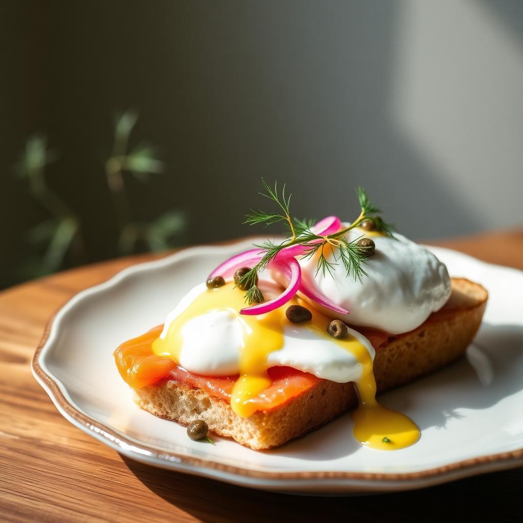 Smoked Salmon Sunrise